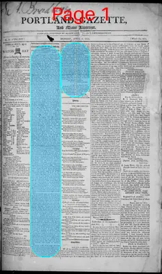 Page thumbnail for Portland Gazette, And Maine Advertiser