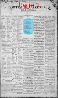 Page thumbnail for Portland Gazette, And Maine Advertiser