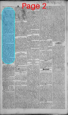 Page thumbnail for Portland Gazette, And Maine Advertiser