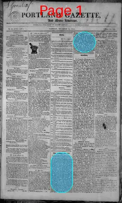 Page thumbnail for Portland Gazette, And Maine Advertiser