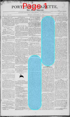 Page thumbnail for Portland Gazette, And Maine Advertiser