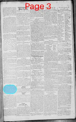 Page thumbnail for Portland Gazette, And Maine Advertiser