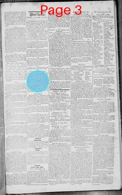 Page thumbnail for Portland Gazette, And Maine Advertiser