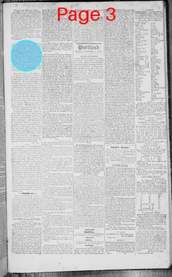 Page thumbnail for Portland Gazette, And Maine Advertiser