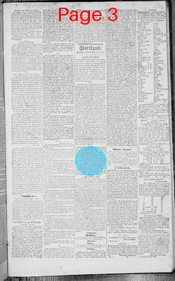Page thumbnail for Portland Gazette, And Maine Advertiser