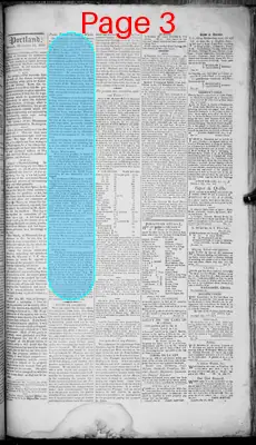 Page thumbnail for Portland Gazette, And Maine Advertiser