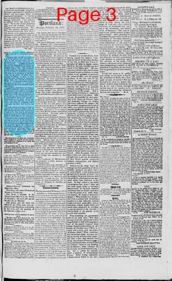 Page thumbnail for Portland Gazette, And Maine Advertiser
