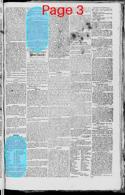 Page thumbnail for Portland Gazette, And Maine Advertiser