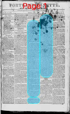 Page thumbnail for Portland Gazette, And Maine Advertiser