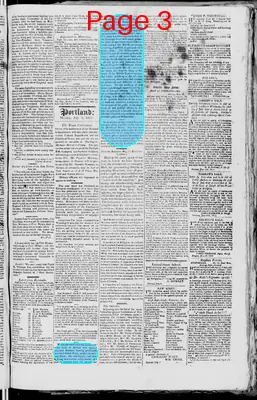 Page thumbnail for Portland Gazette, And Maine Advertiser
