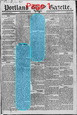 Page thumbnail for Portland Gazette, And Maine Advertiser
