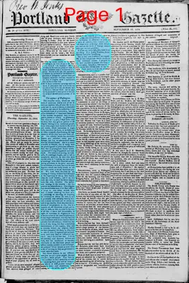 Page thumbnail for Portland Gazette, And Maine Advertiser