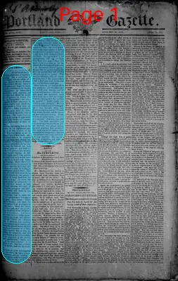 Page thumbnail for Portland Gazette, And Maine Advertiser
