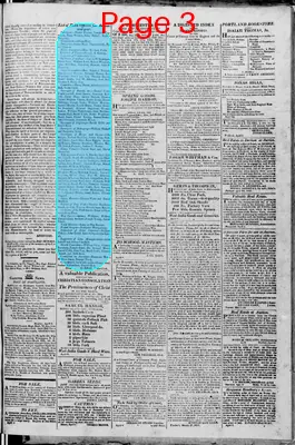 Page thumbnail for Portland Gazette, And Maine Advertiser