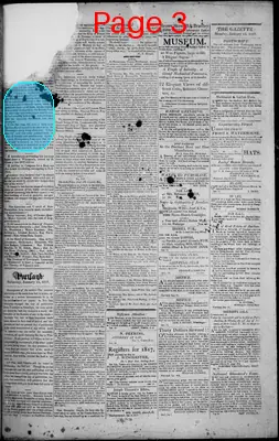 Page thumbnail for Portland Gazette, And Maine Advertiser