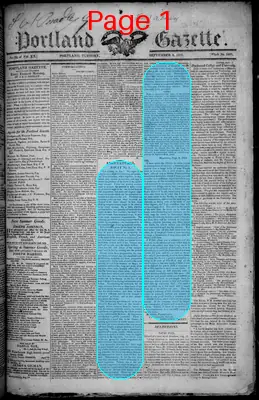 Page thumbnail for Portland Gazette, And Maine Advertiser
