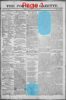 Page thumbnail for The Portland Gazette