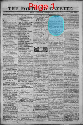 Page thumbnail for The Portland Gazette