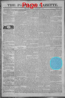 Page thumbnail for The Portland Gazette