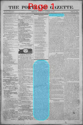 Page thumbnail for The Portland Gazette
