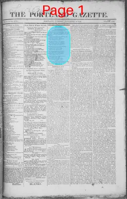 Page thumbnail for The Portland Gazette
