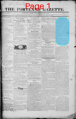 Page thumbnail for The Portland Gazette