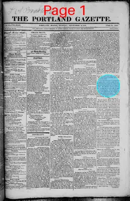 Page thumbnail for The Portland Gazette