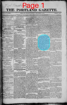 Page thumbnail for The Portland Gazette