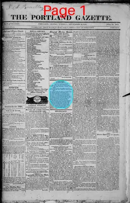 Page thumbnail for The Portland Gazette