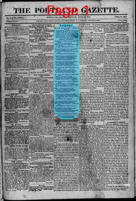 Page thumbnail for The Portland Gazette