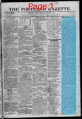 Page thumbnail for The Portland Gazette