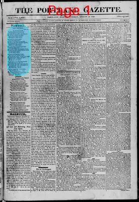 Page thumbnail for The Portland Gazette