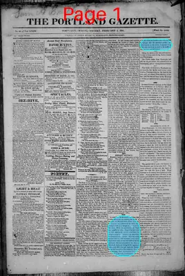 Page thumbnail for The Portland Gazette