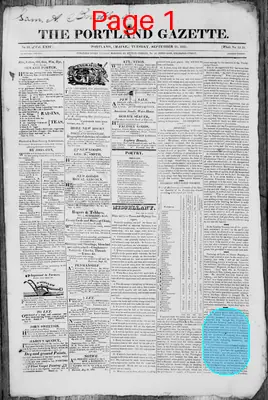Page thumbnail for The Portland Gazette