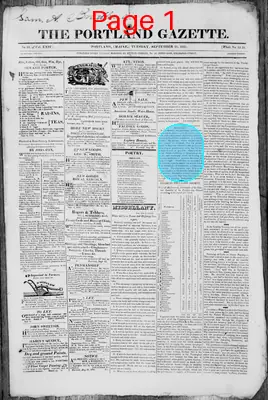 Page thumbnail for The Portland Gazette