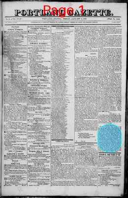 Page thumbnail for The Portland Gazette
