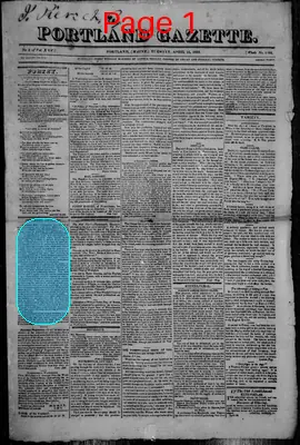 Page thumbnail for The Portland Gazette