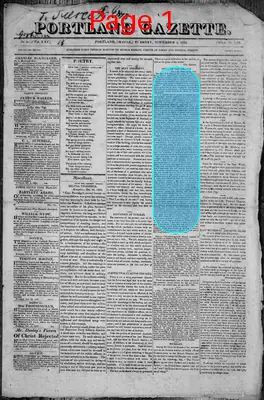Page thumbnail for The Portland Gazette