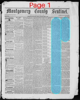 Page thumbnail for Montgomery County Sentinel