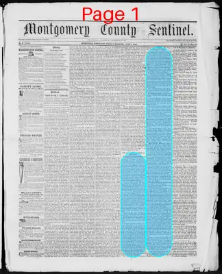 Page thumbnail for Montgomery County Sentinel