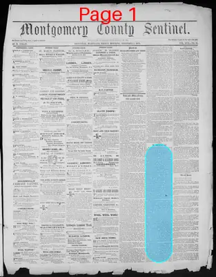 Page thumbnail for Montgomery County Sentinel