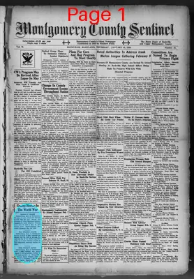 Page thumbnail for Montgomery County Sentinel
