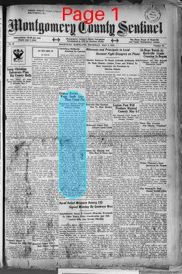 Page thumbnail for Montgomery County Sentinel