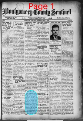 Page thumbnail for Montgomery County Sentinel