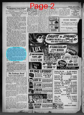 Page thumbnail for Montgomery County Sentinel