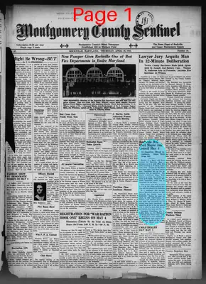 Page thumbnail for Montgomery County Sentinel
