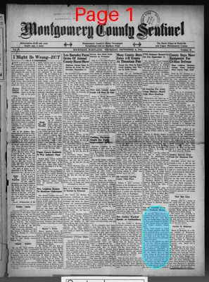 Page thumbnail for Montgomery County Sentinel