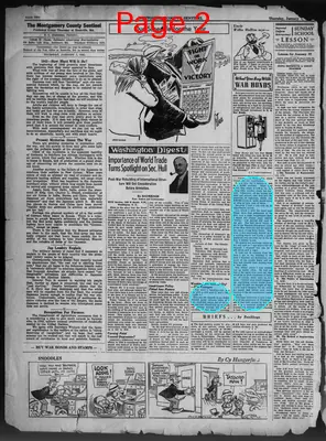 Page thumbnail for Montgomery County Sentinel