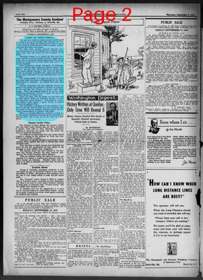 Page thumbnail for Montgomery County Sentinel
