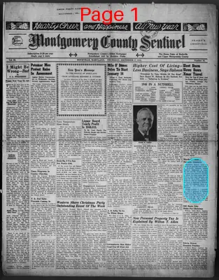Page thumbnail for Montgomery County Sentinel